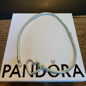 Pandora Silver Heart Bracelet